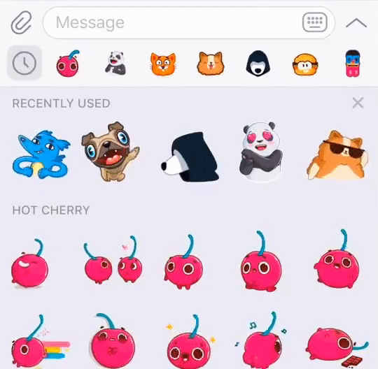 Telegram Stickers with Lottie Animation