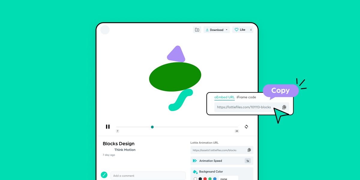 How to Embed Lottie Animations Anywhere, Without Code