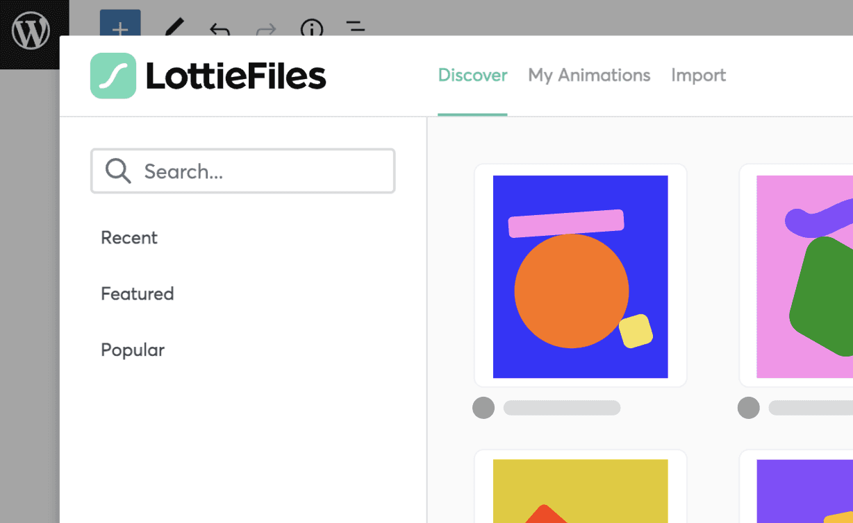 Add Lottie animation